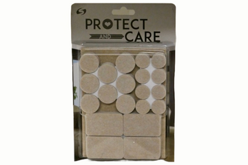 42-Piece Multi Pack Self-Adhesive Felt Pads – 5mm Thick – STR10