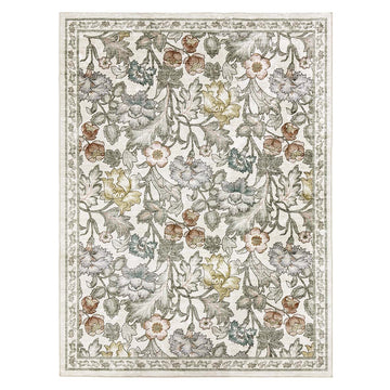 Classic Vintage Natural Florals Rug 230 x 160cm