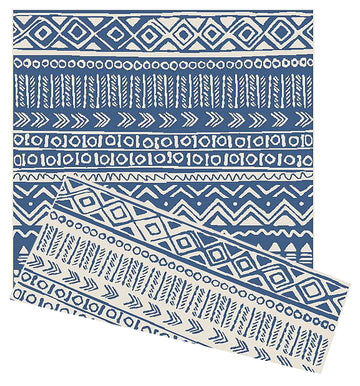 Duo Weave Indoor Outdoor Tribal Ocean Rug 170 x 120cm