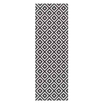 Kensington Diamond Tile Runner Rug 150 x 50cm