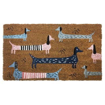 Kentwell Animals Dachshund Coir Door Mat 70 x 40cm