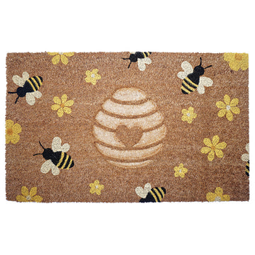 Kentwell Embossed Coir Matting Natural Entrance Flooring 60 x 40cm