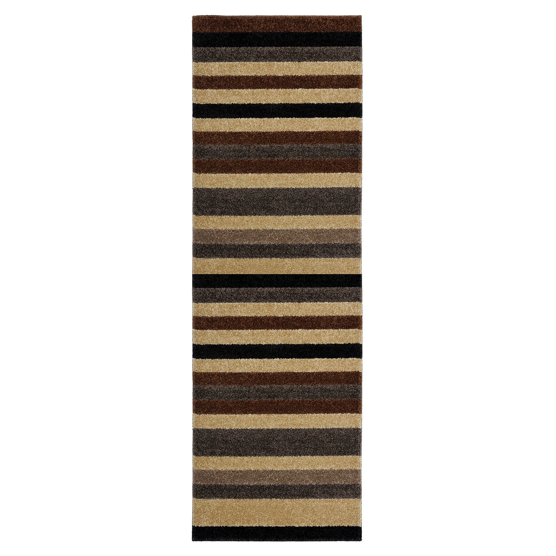 Linea Chocolate Runner Rug 200 x 66cm