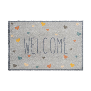 Recylon Welcome Love Heart Floor Mat 90 x 67cm