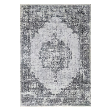 Tokyo Grey Medallion Rug 160 x 120