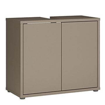 Alice Springs Under Sink Bathroom Cabinet with 2 Doors in Taupe