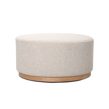 Bouclé Footstool – Amoni Upholstered Ottoman Stool