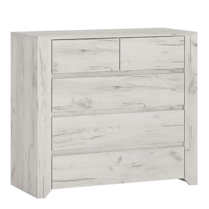 Angel 2+3 Chest of Drawers in Light Wood Effect