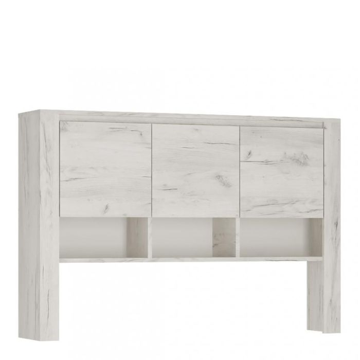 Angel Desk Hutch / Top Unit in Light Wood Effect
