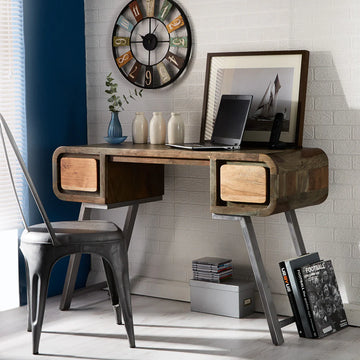 Aspen Desk Console – Solid Wood Console Table Desk