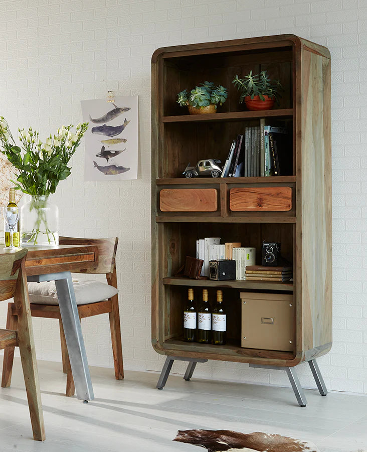 Aspen Large Bookcase – Solid Wood Storage & Display Unit