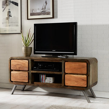 Aspen Plasma Media Unit – Solid Wood TV Cabinet