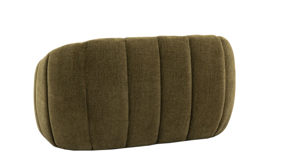 Green Fabric Sofa – Atella 2 Seater Moss Upholstered Sofa