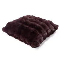 Raffles Aubergine Cushion – Textured Decorative Cushion