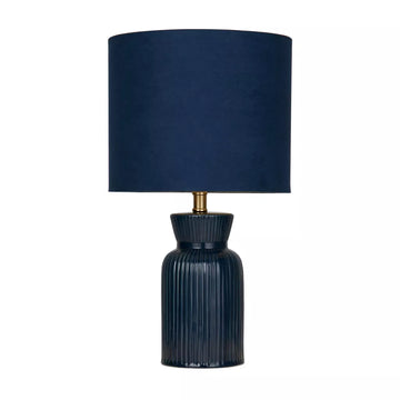 Ava Table Lamp – Ceramic Base with Fabric Shade