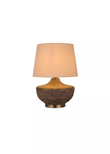 Avaya Table Lamp – Ceramic Base with Linen Shade
