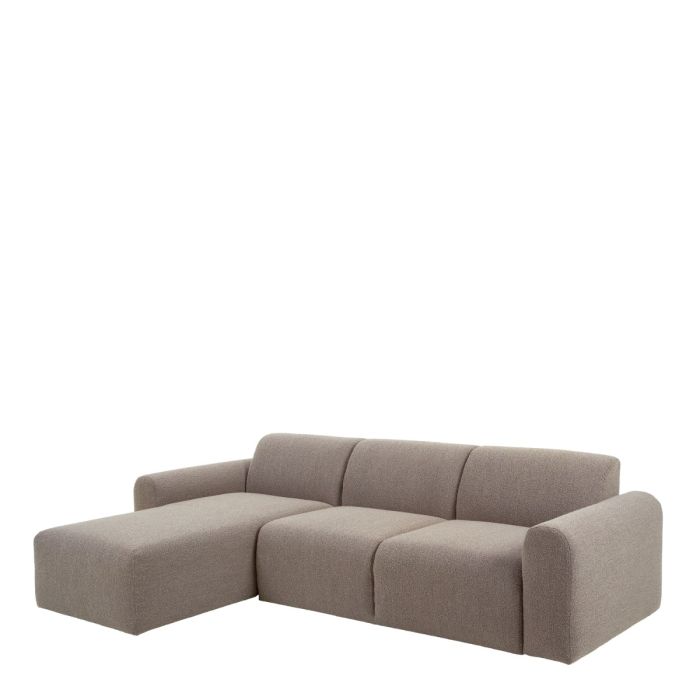 Midfield 2 Seater Chaise Sofa – Bouclé Beige (LHF or RHF)