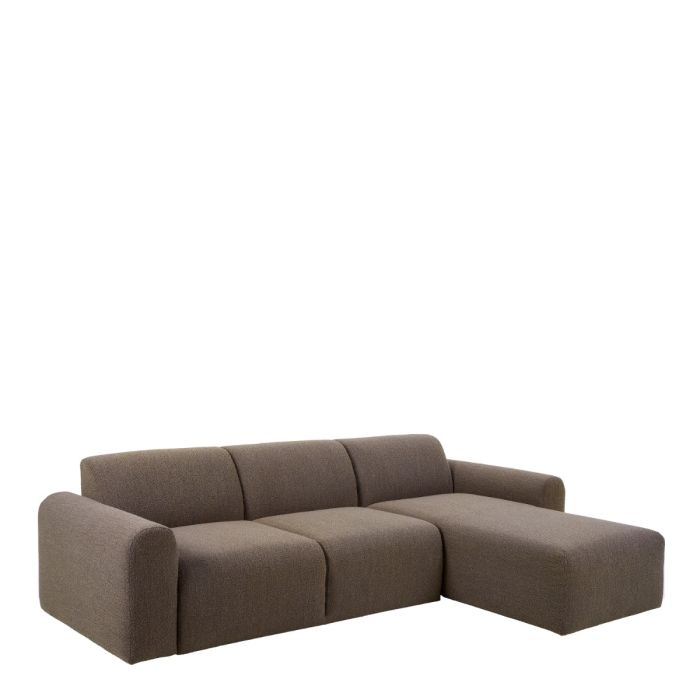 Midfield 2 Seater Chaise Sofa – Bouclé Taupe (LHF or RHF)