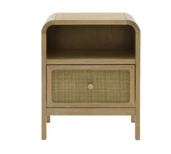 Bibury 1 Drawer Bedside Table – Bedroom Storage Unit