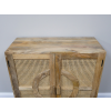 Rattan Storage Cabinet – Natural Wood & Woven Rattan Storage Unit