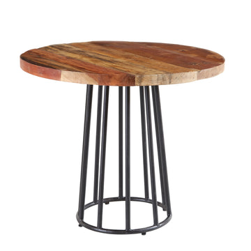 Coastal Round Dining Table – Solid Wood Circular Table