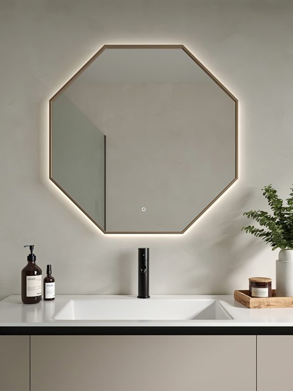 Como LED Mirror – Demister, Touch Switch & Colour Light