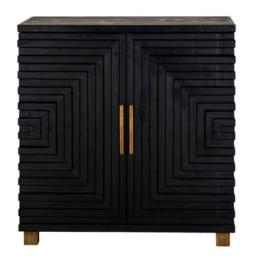 Lennox Black 2 door sideboard