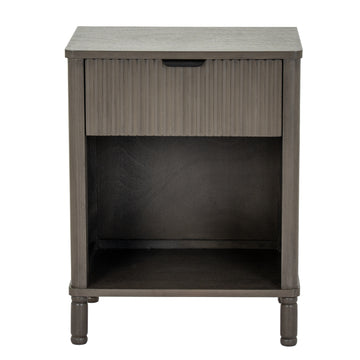 Reed 1 Drawer Cabinet – Natural Wood Storage Unit