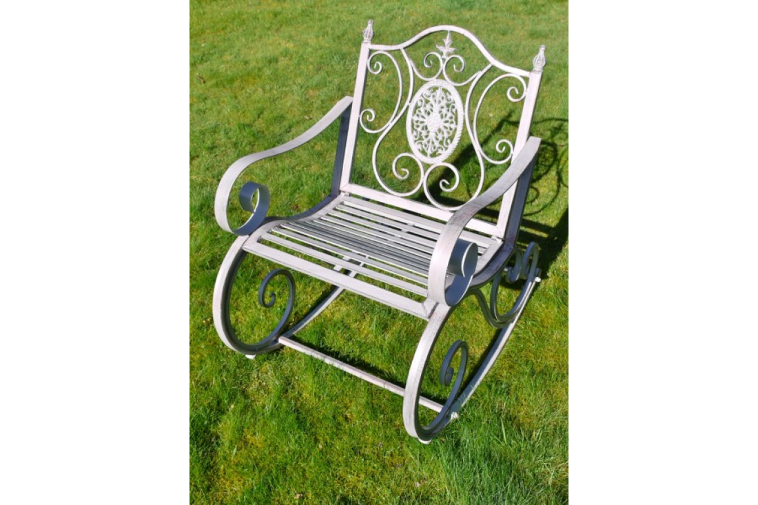 Antique Grey Rocking Chair – Outdoor Garden Rocking Chair