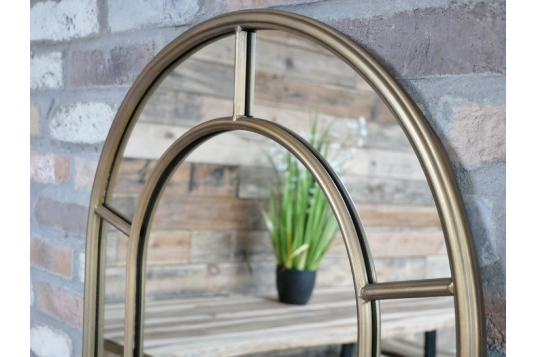 Large Gold Mirror – Contemporary Decorative Statement Mirror