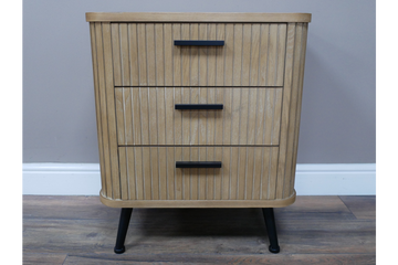 Large Bedside Cabinet – Contemporary Bedroom Storage Table