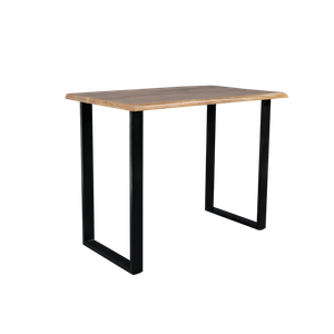 Bar Table – Smoked Mango Finish Wooden Drinks Table
