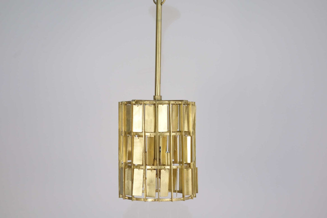 Mandwa Iron Lamp with Tile Design