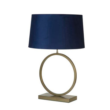Elegant Table Lamp – Metal Base with Fabric Shade