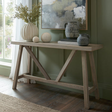 Haldon Console Table – Rustic Wooden Hallway Table