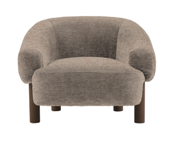Fabric Armchair – Heston Upholstered Modern Lounge Chair