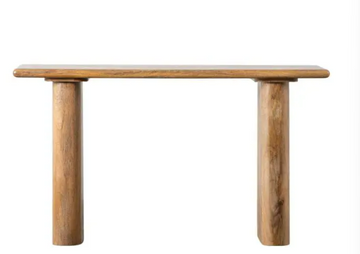 Hoffman Solid Mango Wood Console Table – Natural