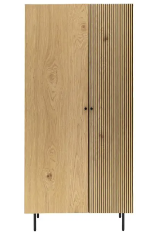 Hyland 2 Door Wardrobe – Wooden Bedroom Storage