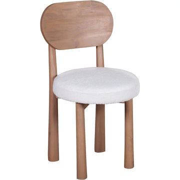 Indus Mango Wood Dining Chair Set of 2 – Handcrafted Solid Mango Wood Dining Chairs