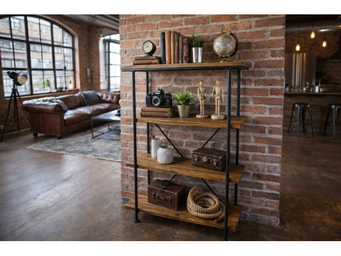Industrial Shelving Unit – Modern Open Display & Storage Shelves