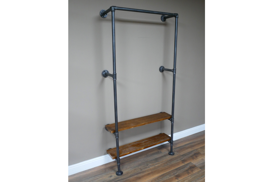 Pipe Hall Stand – Industrial Style Hallway Storage Stand