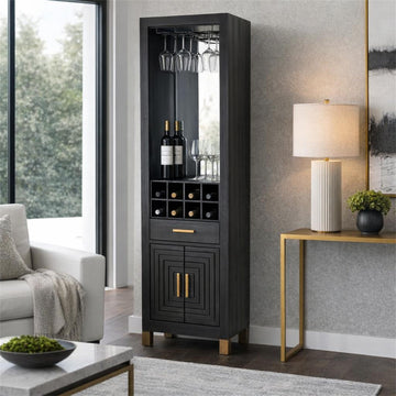 Lennox Black Drinks Console Unit