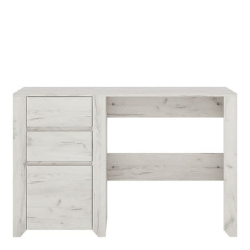 Angel 3 Drawer Desk in Light Wood Effect