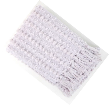Antoinette Lilac Throw – Contemporary Soft Decorative Throw