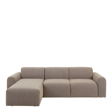 Midfield 2 Seater Chaise Sofa – Bouclé Beige (LHF or RHF)