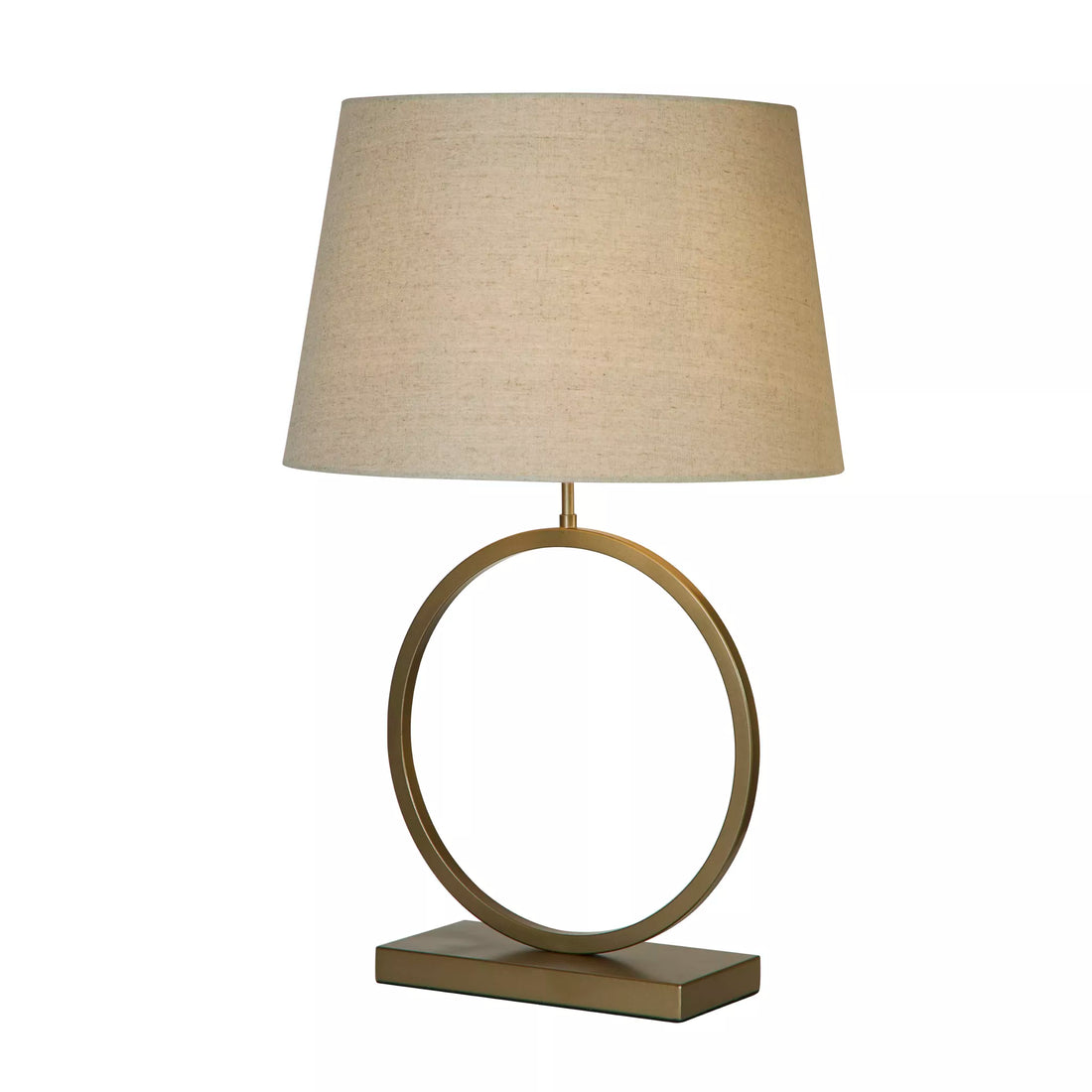 Elegant Table Lamp – Metal Base with Fabric Shade