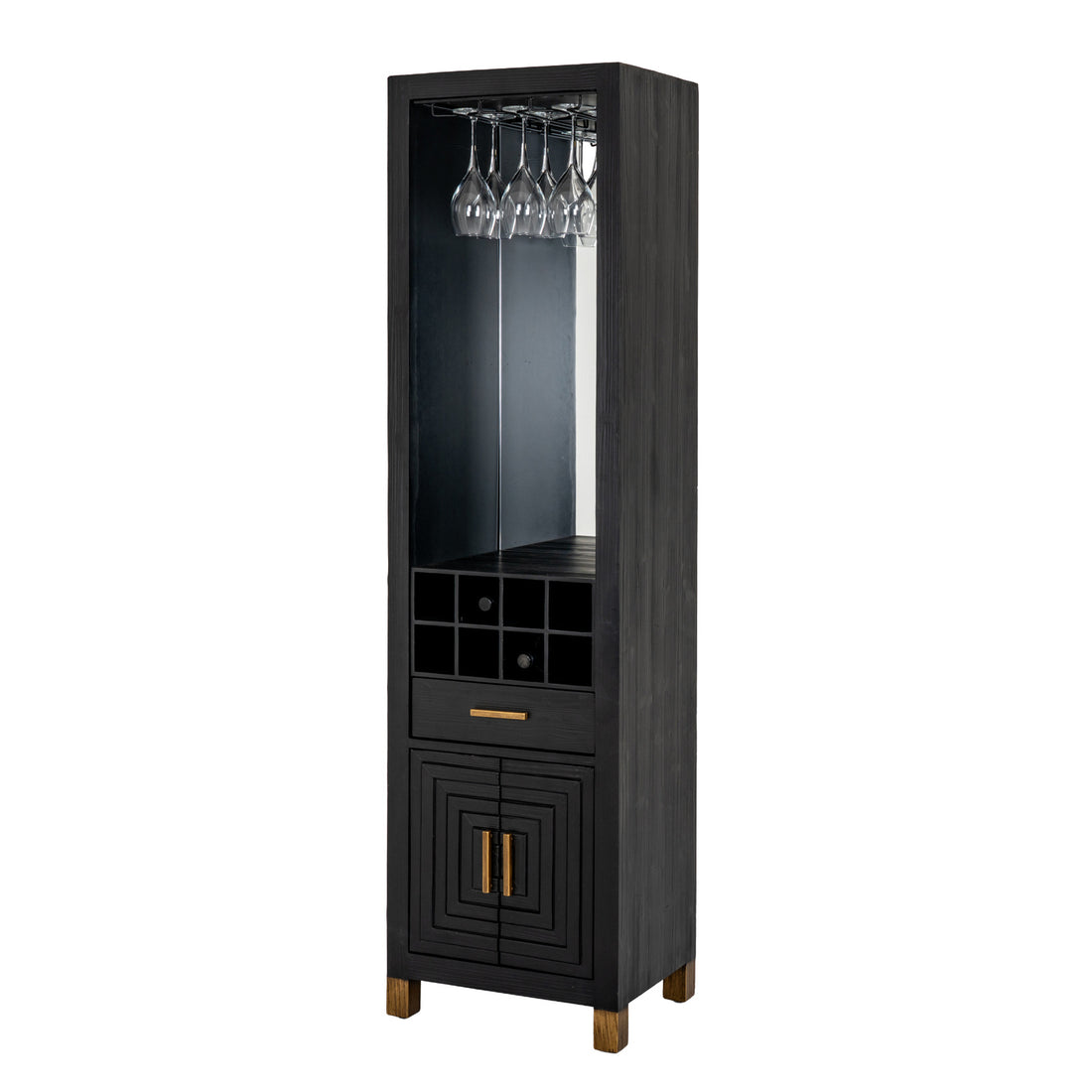 Lennox Black Drinks Console Unit