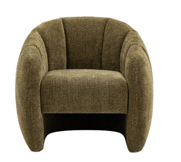 Green Fabric Tub Chair – Atella Upholstered Accent Chair