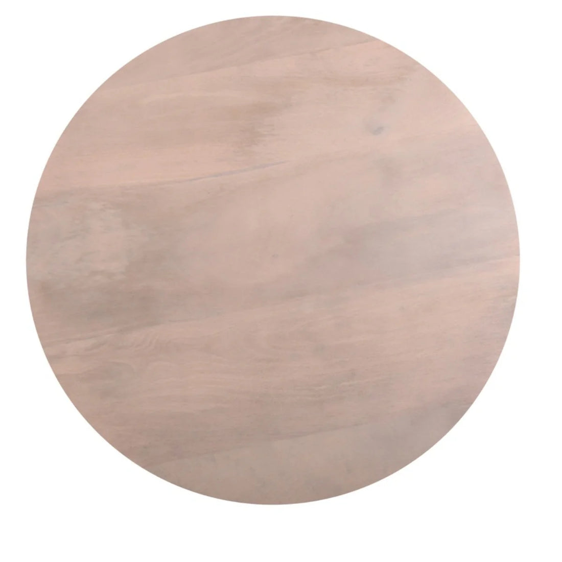 Valencia Cane & Mango Wood Round Coffee Table – Natural Wooden Centre Table