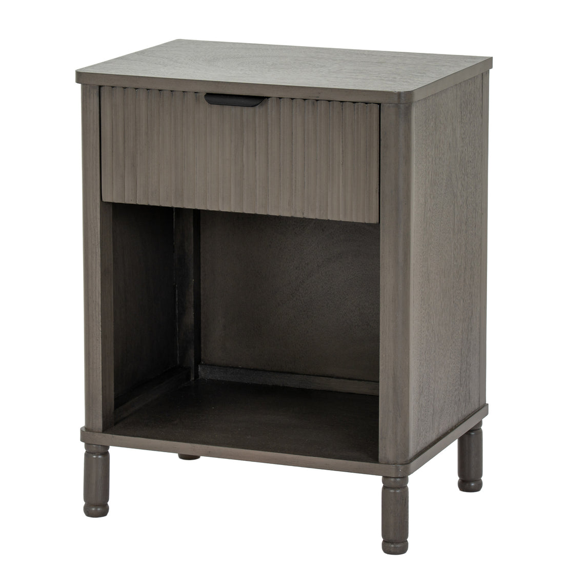 Reed 1 Drawer Cabinet – Natural Wood Storage Unit